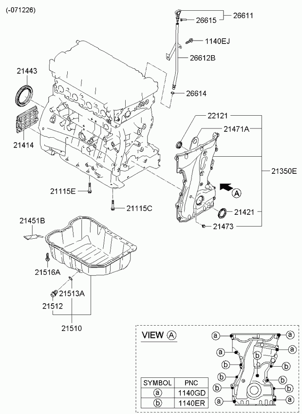 KIA 21421-25001 - Paraolio, Albero a gomiti autozon.pro