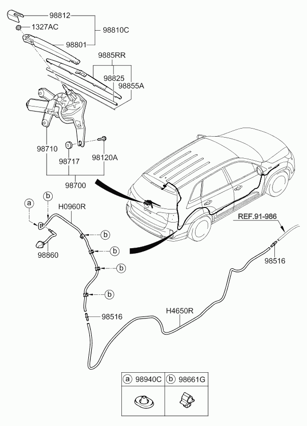 KIA 988552K000 - Spazzola tergi autozon.pro