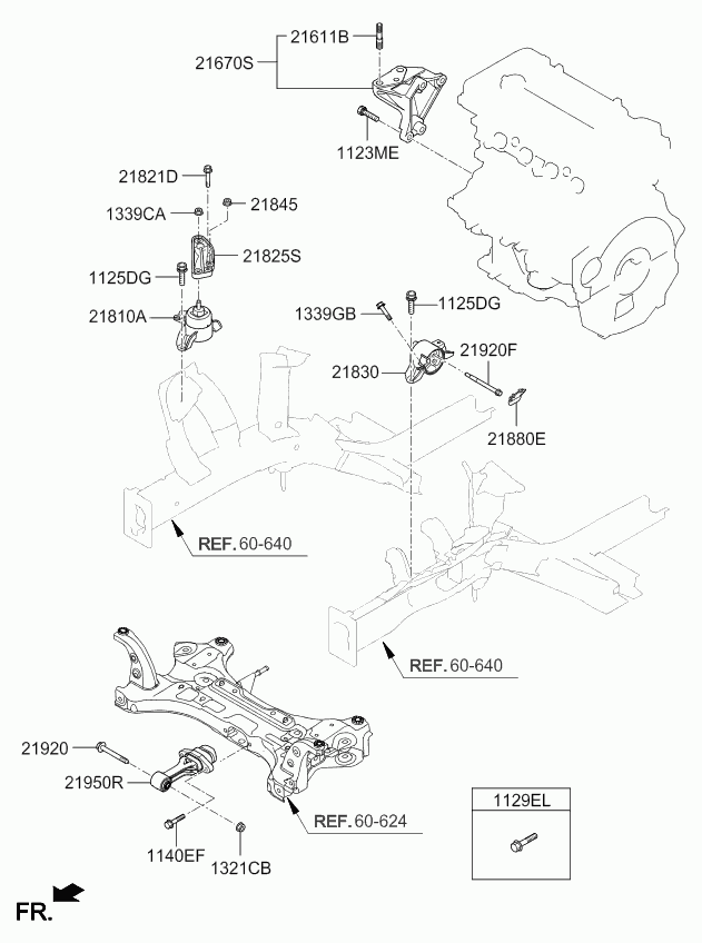 Hyundai 21810H5000 - Bracket assy - engine mounting autozon.pro