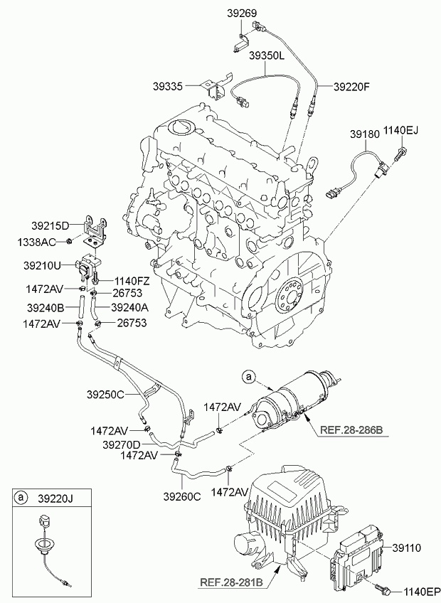 Hyundai 39350-2A420 - Sonda lambda autozon.pro