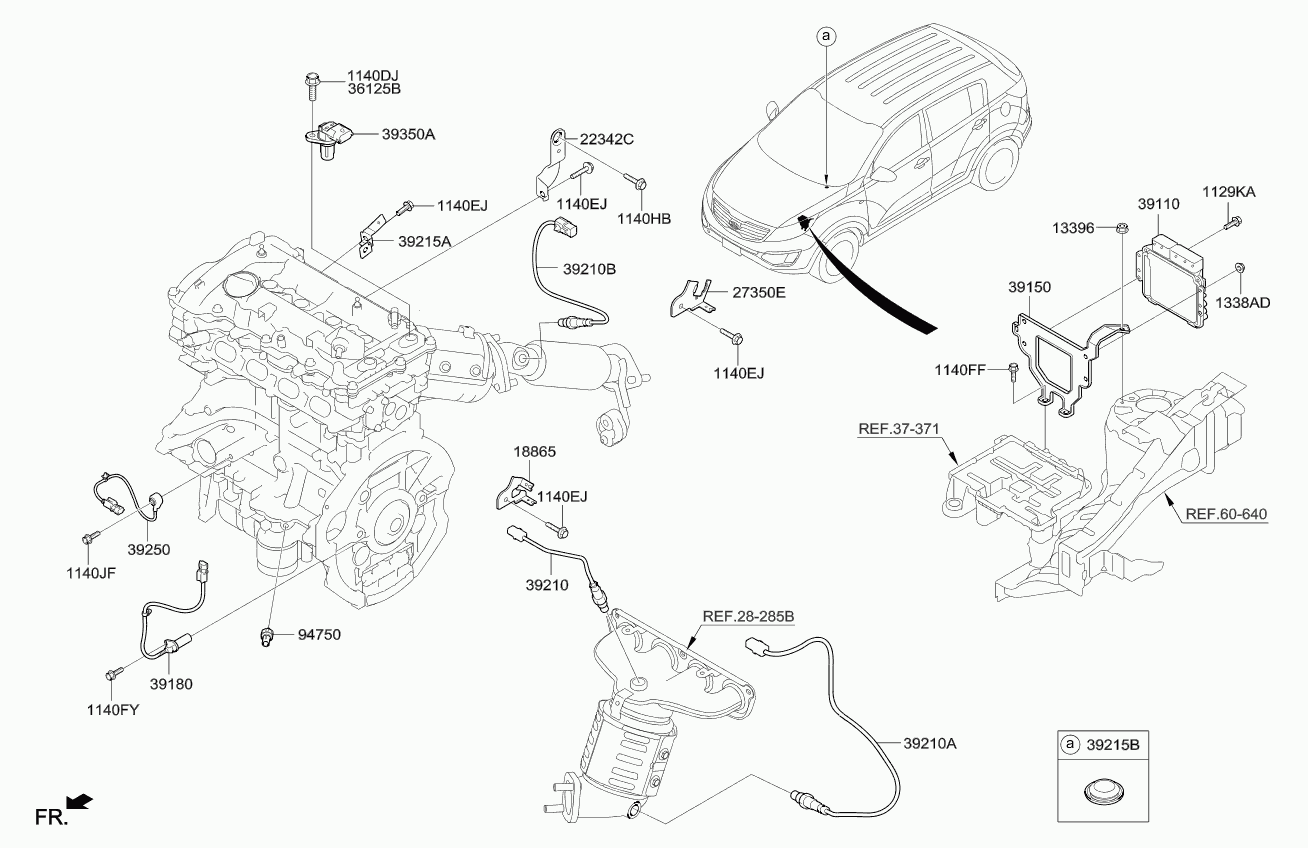 KIA 39210-2E700 - Sonda lambda autozon.pro