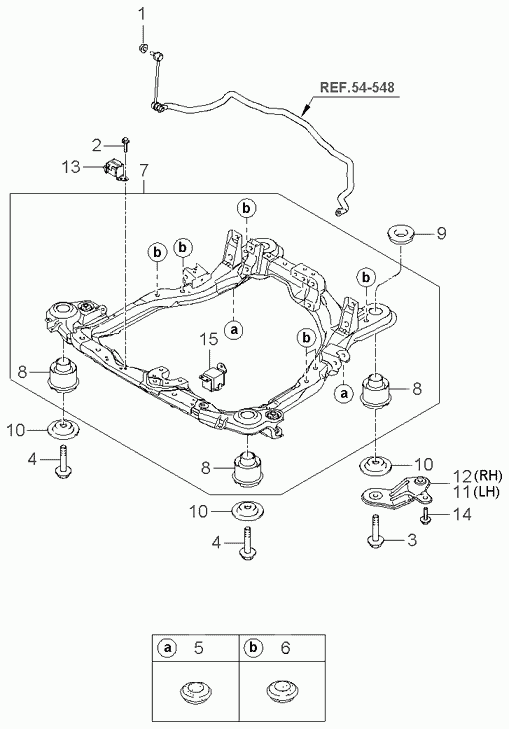 KIA 624862E000 - Supporto, Corpo assiale autozon.pro