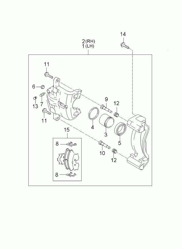 KIA 58101-1FE00 - Kit pastiglie freno, Freno a disco autozon.pro