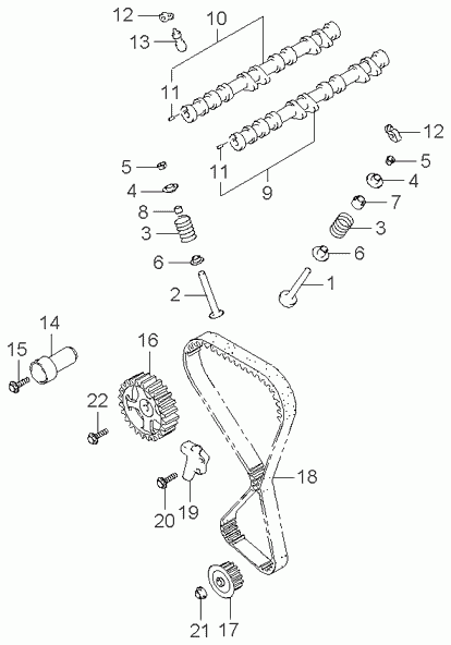 KIA 24312 38220 - Cinghia dentata autozon.pro