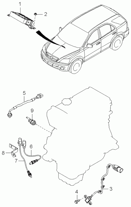 Hyundai 3921038420 - Sonda lambda autozon.pro