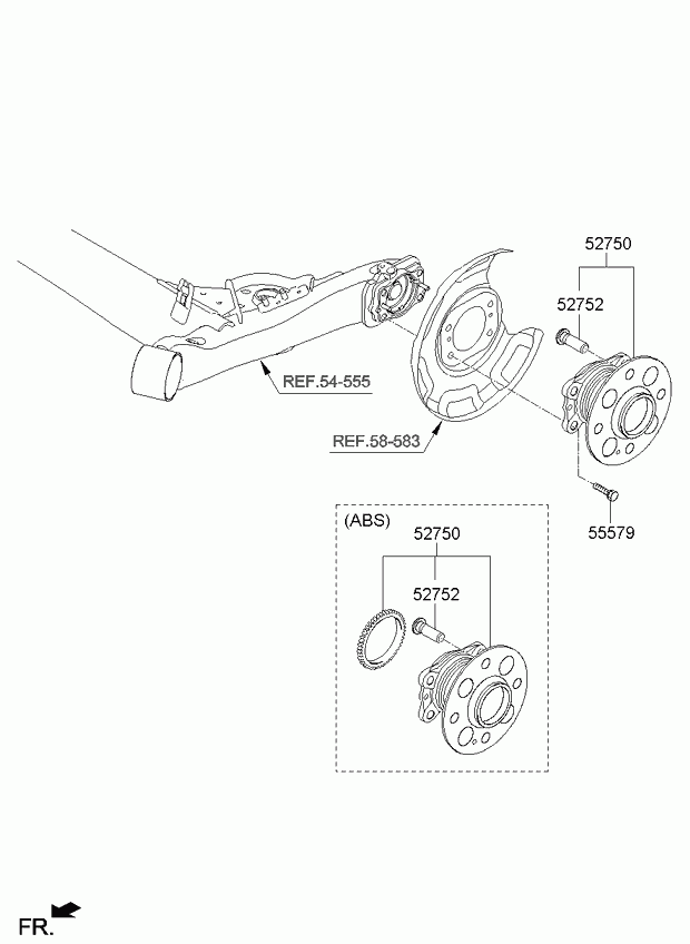 KIA 527501Y100 - Kit cuscinetto ruota autozon.pro