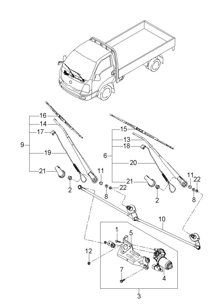 Hyundai 983504E000 - Spazzola tergi autozon.pro