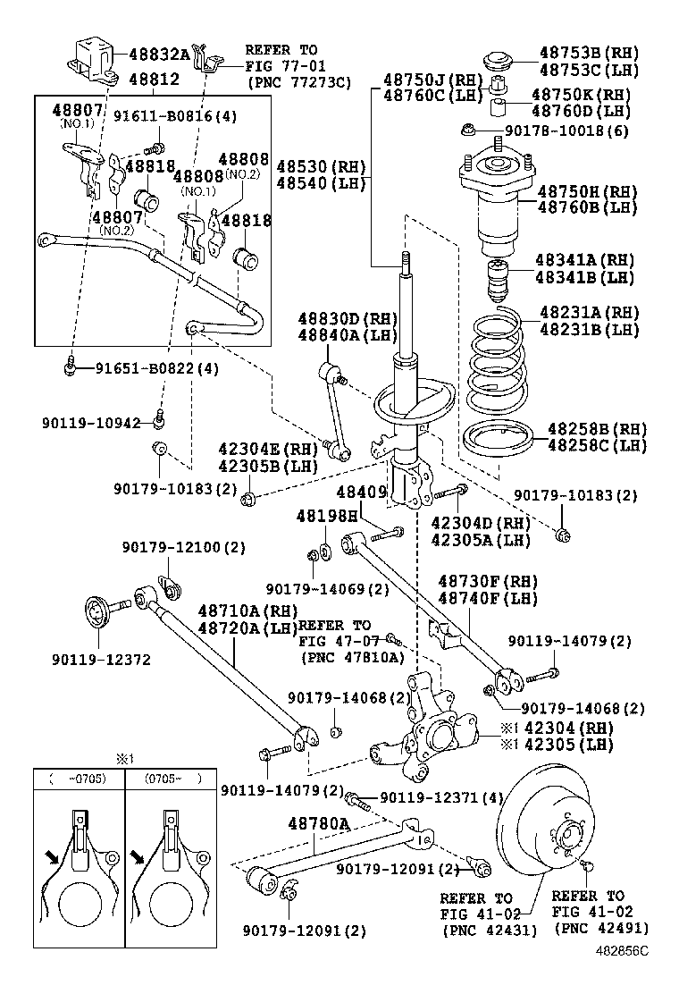 TOYOTA 48530-49335 - Ammortizzatore autozon.pro