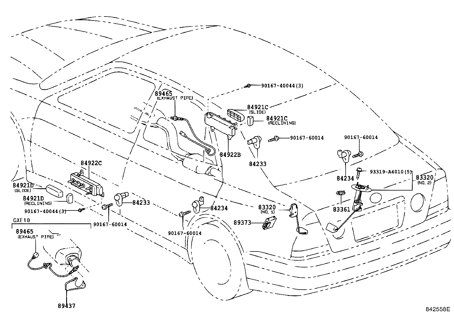 LEXUS 89465 53120 - Sonda lambda autozon.pro