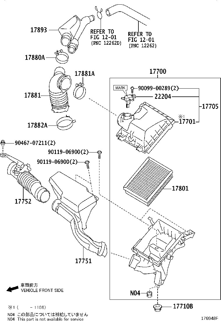 TOYOTA 22204-28010 - Debimetro autozon.pro