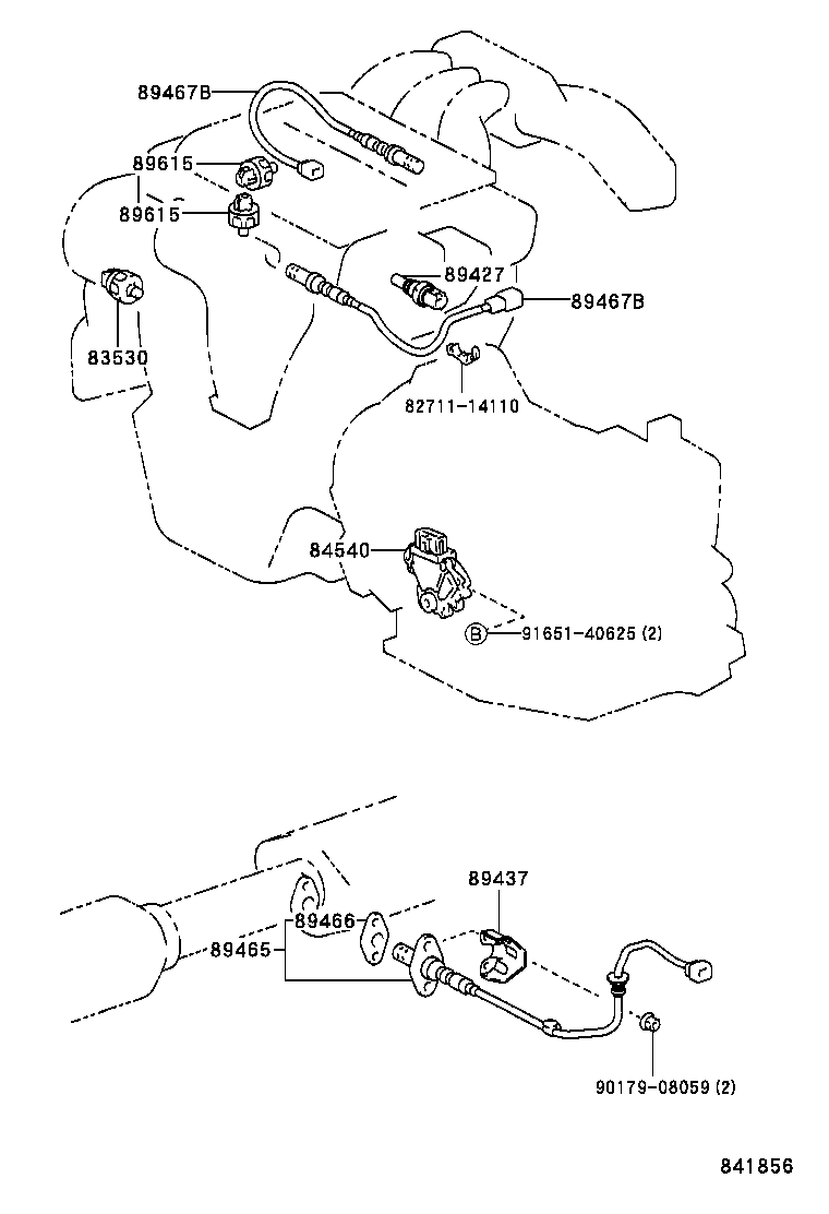 TOYOTA 8946748011 - Sonda lambda autozon.pro