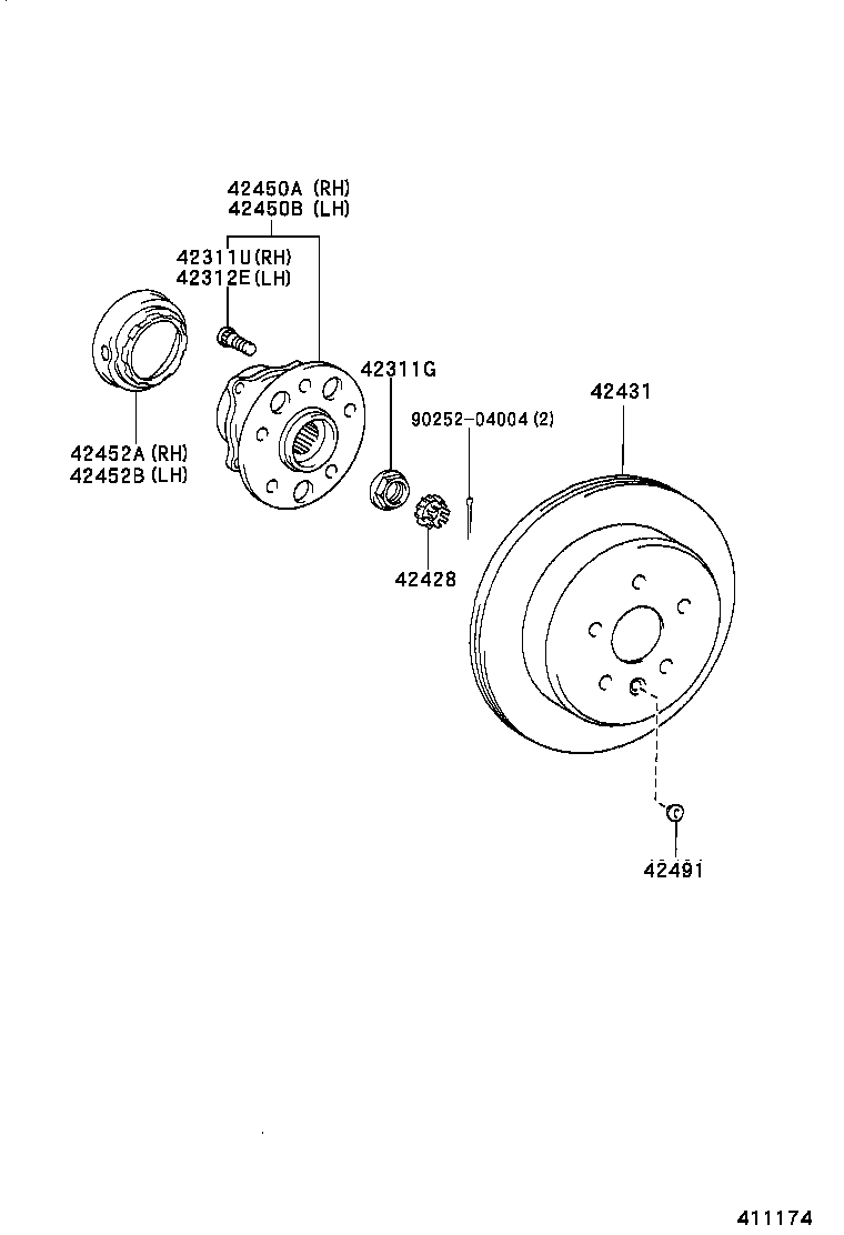 TOYOTA 9094202070 - Bullone ruota autozon.pro