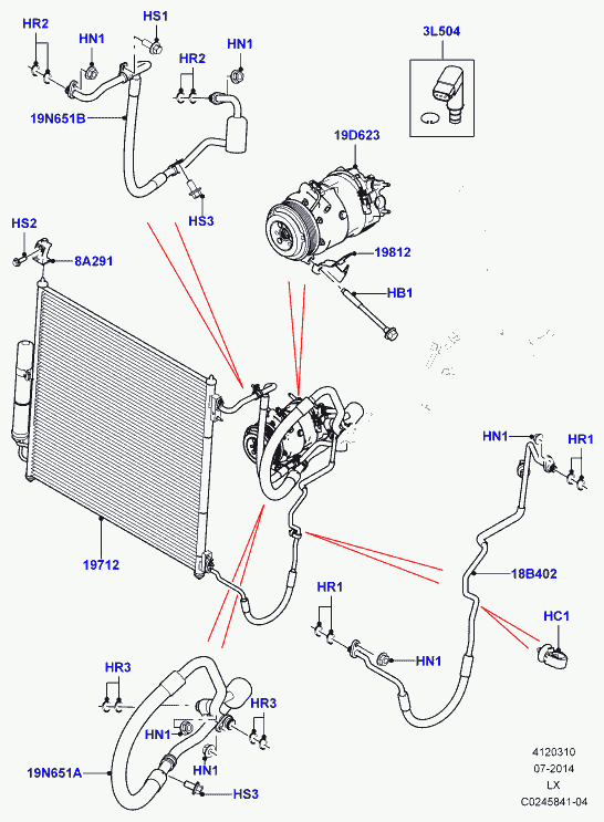 Land Rover LR057692 - Compressore, Climatizzatore autozon.pro