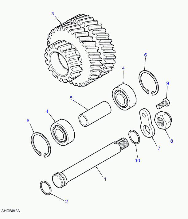 Land Rover WA108051L - Rondella elastica, Impianto gas scarico autozon.pro