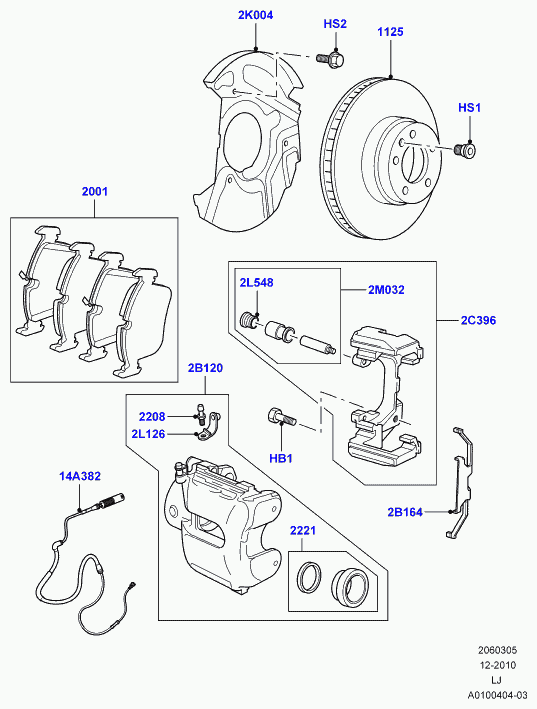 Rover SYH000090 - Kit manicotti di guida, Pinza freno autozon.pro