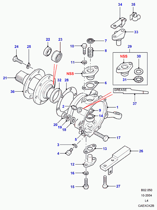 VW 23-0511 - Washer-sealing, steering swivel pin housing drain plug autozon.pro