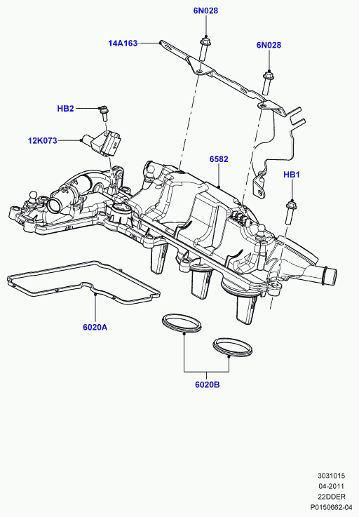 Land Rover LR016847 - Sensore, Posizione albero a camme autozon.pro