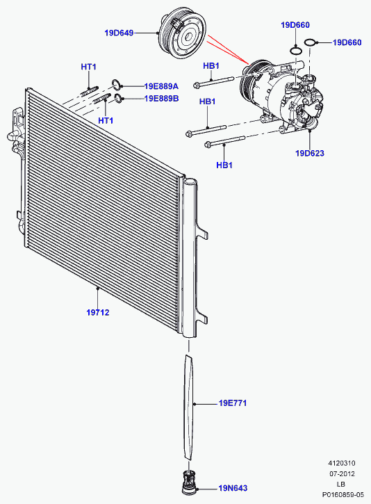 Volvo LR000566 - Condensatore, Climatizzatore autozon.pro