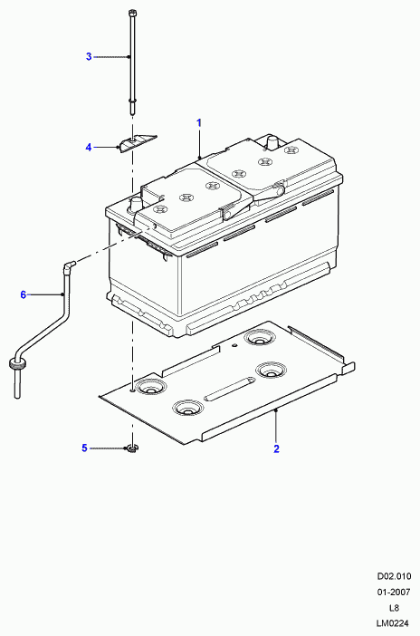 Land Rover LR018680 - Batteria avviamento autozon.pro