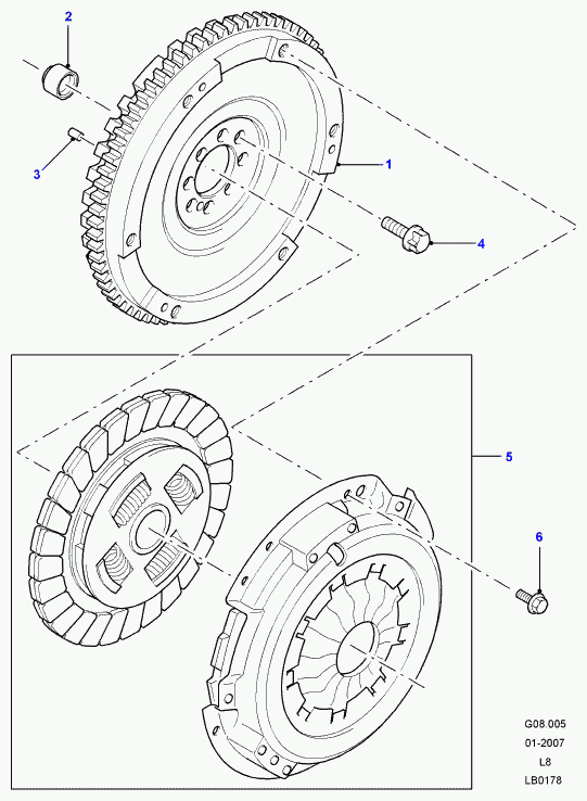 Land Rover LR0 12199 - Kit frizione autozon.pro