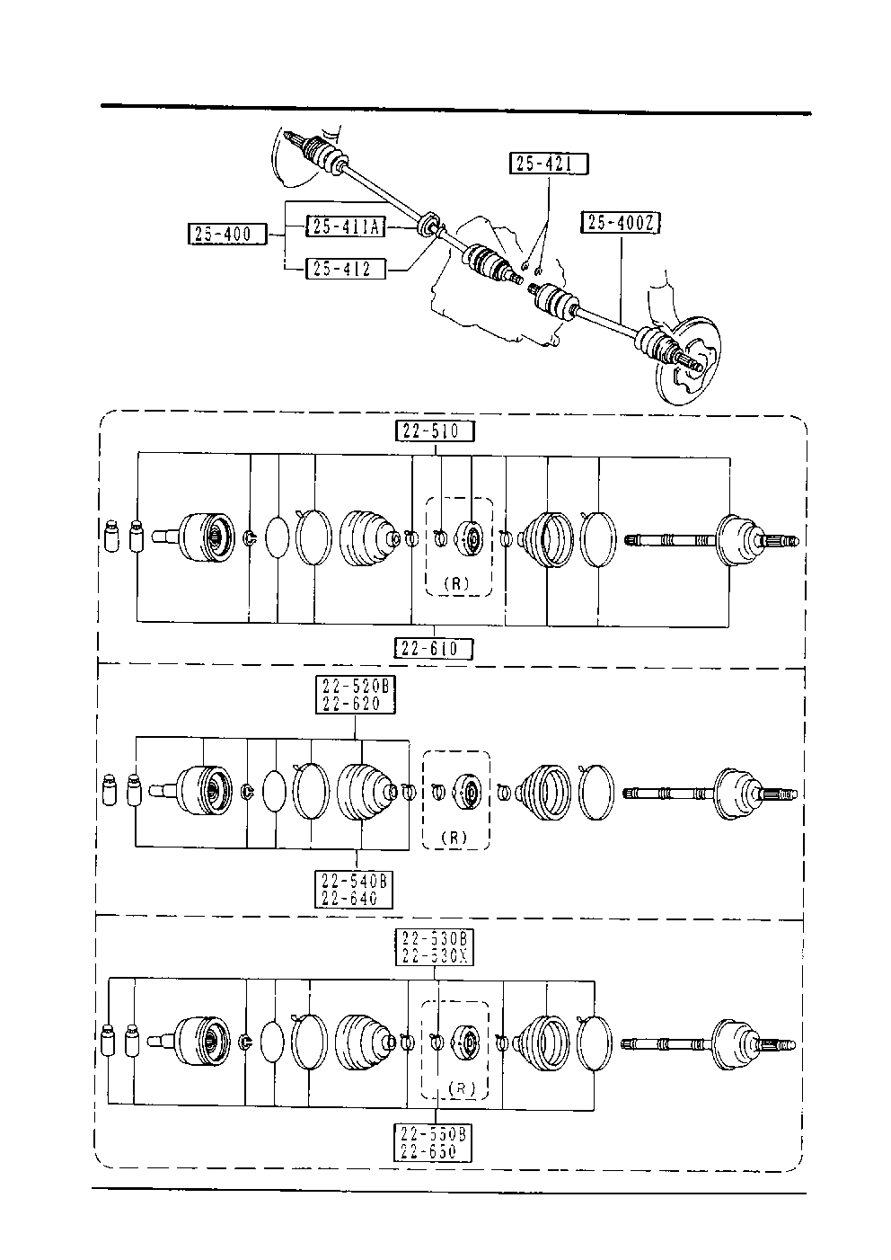 Subaru F023-22-530 - Cuffia, Semiasse autozon.pro