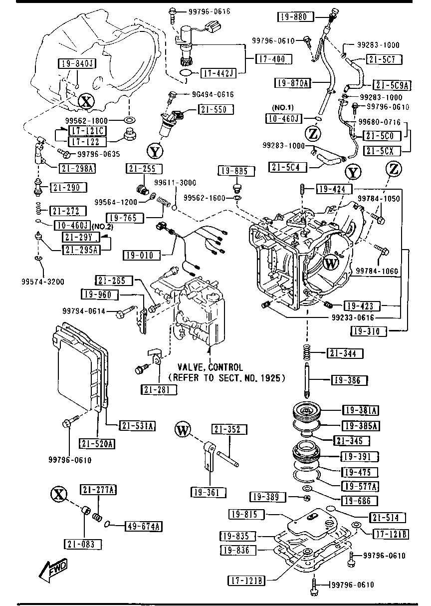 MAZDA 99541-01807 - Guarnizione, Collettore aspirazione autozon.pro