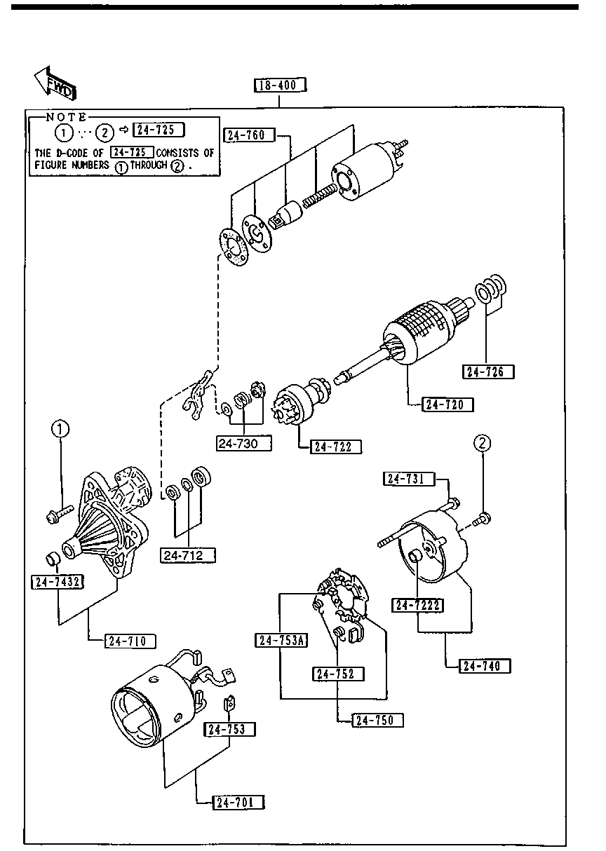 MAZDA E356-18-X01 - Boccola, Albero motorino avviamento autozon.pro