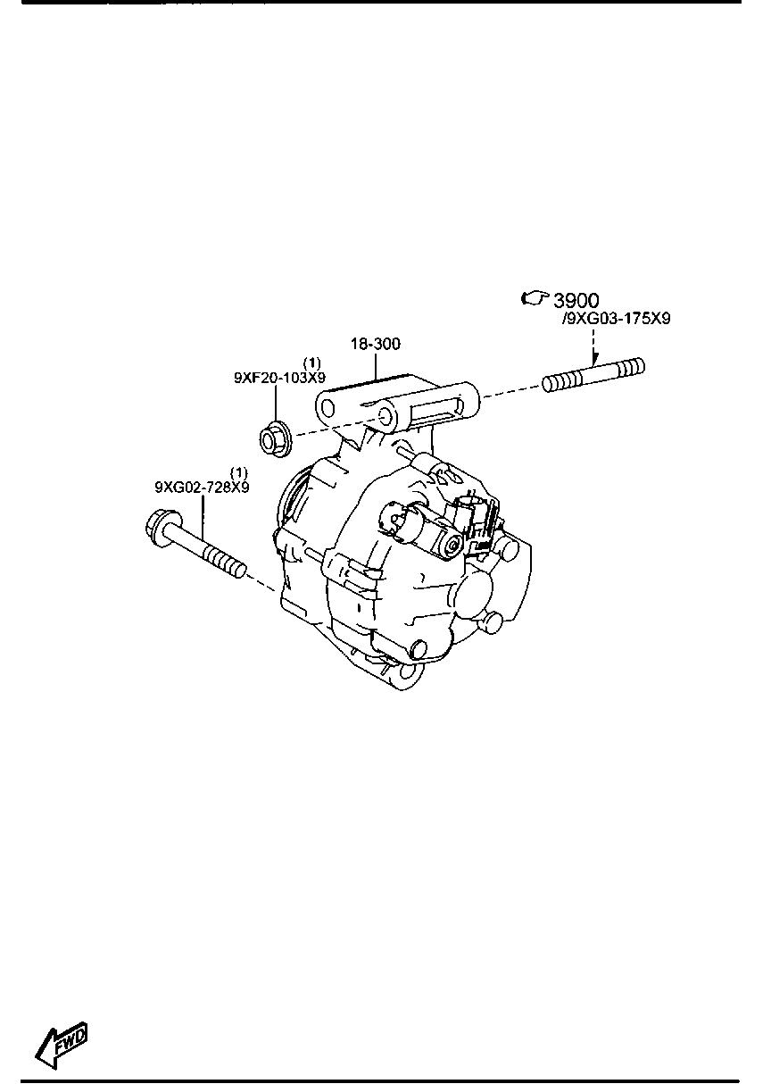 MAZDA C201-18-300 - Alternatore autozon.pro