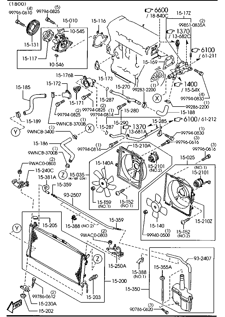 MAZDA KL01-15-205 - Tappo, radiatore autozon.pro