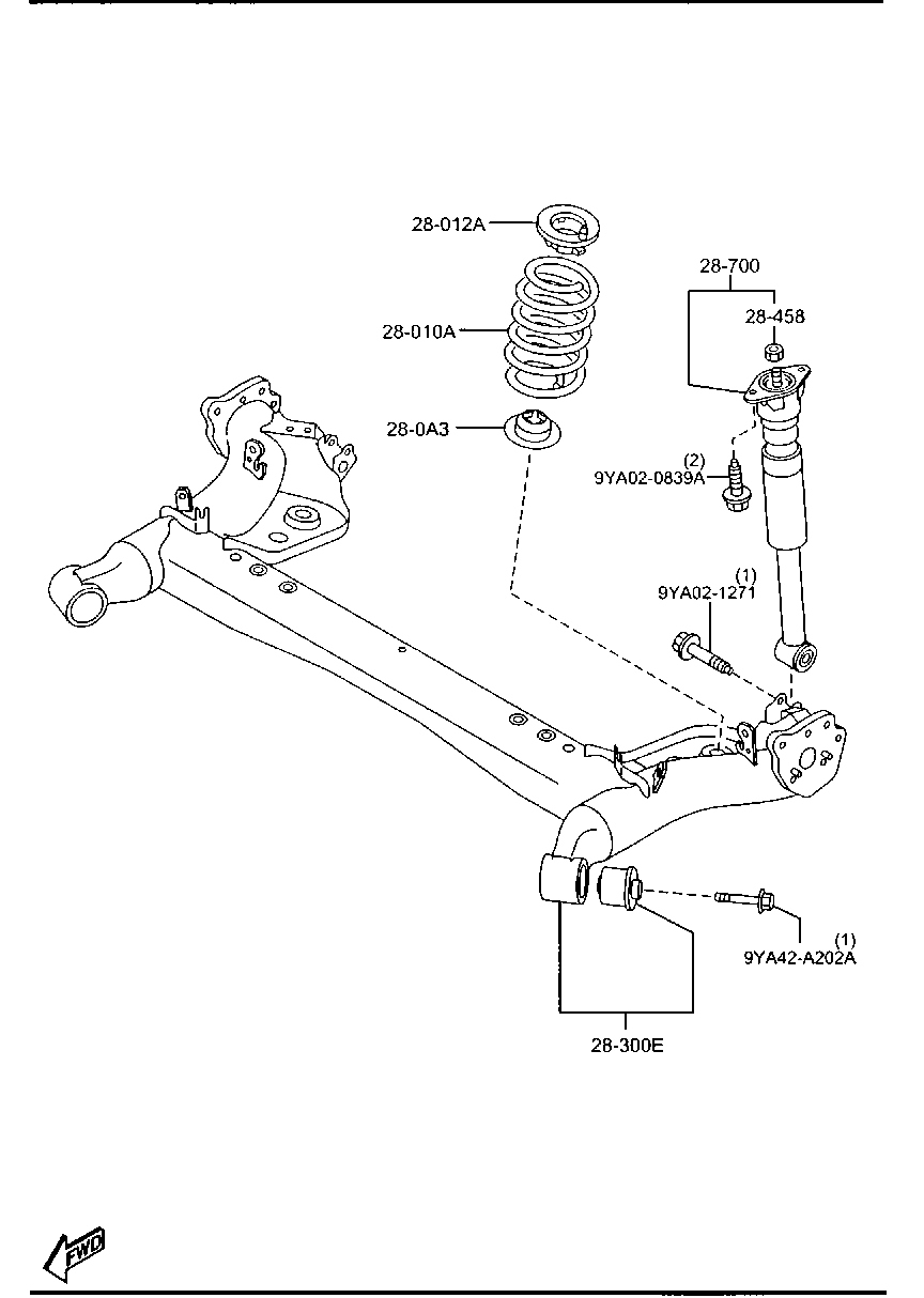 MAZDA DR61-28-70XD - Ammortizzatore autozon.pro