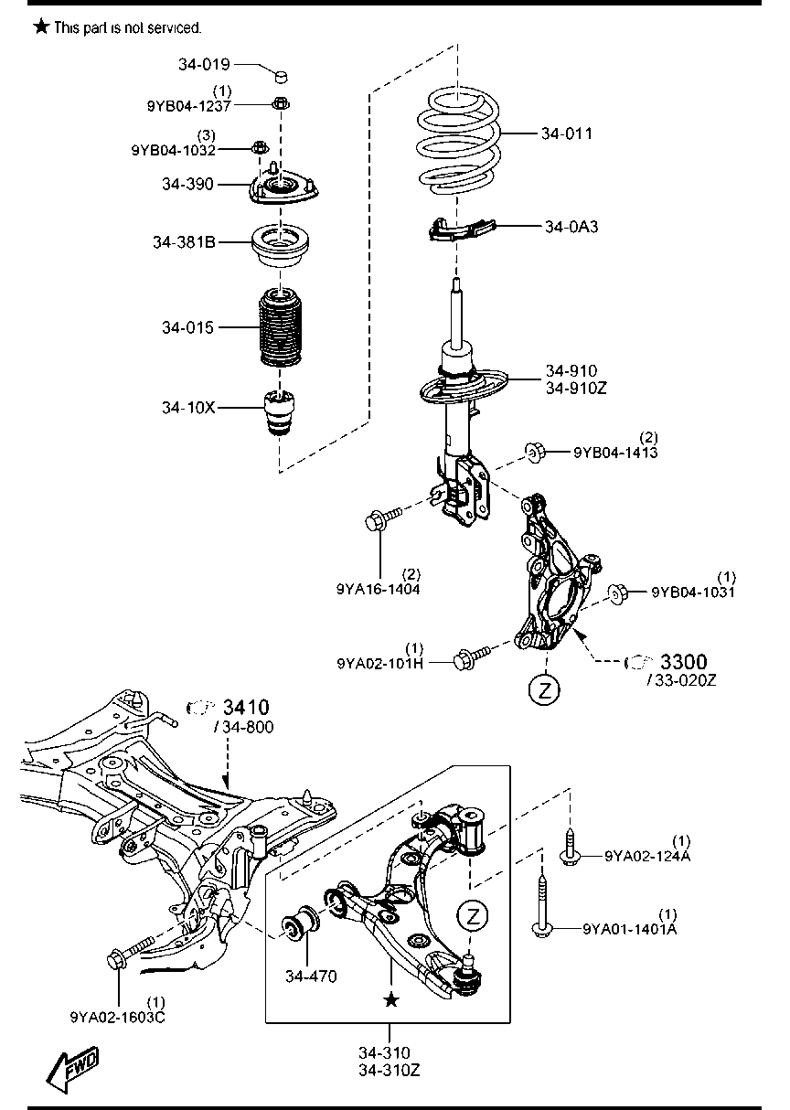 FORD BPM5-34-900A - Ammortizzatore autozon.pro