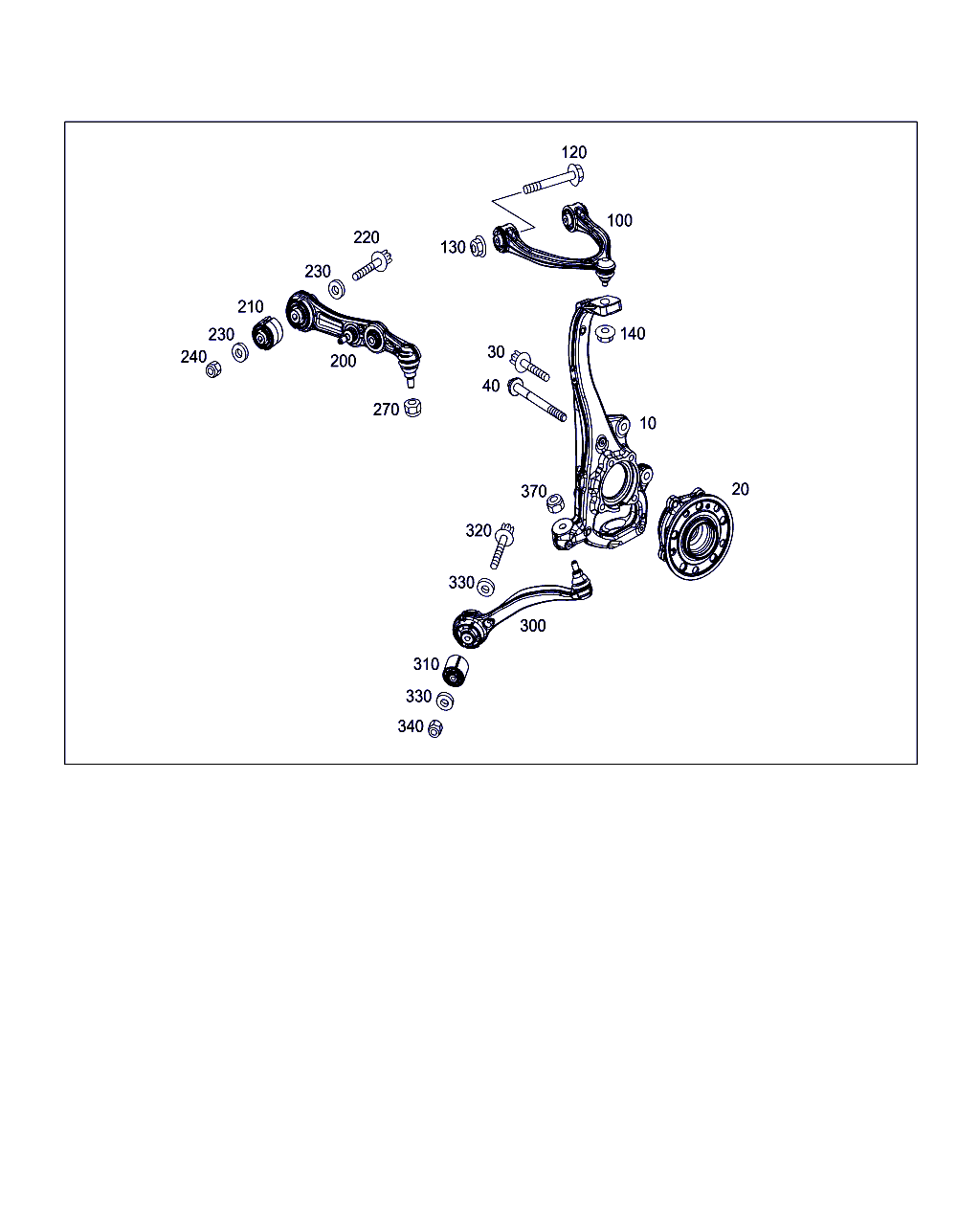 Mercedes-Benz A 205 330 61 01 - Braccio oscillante, Sospensione ruota autozon.pro