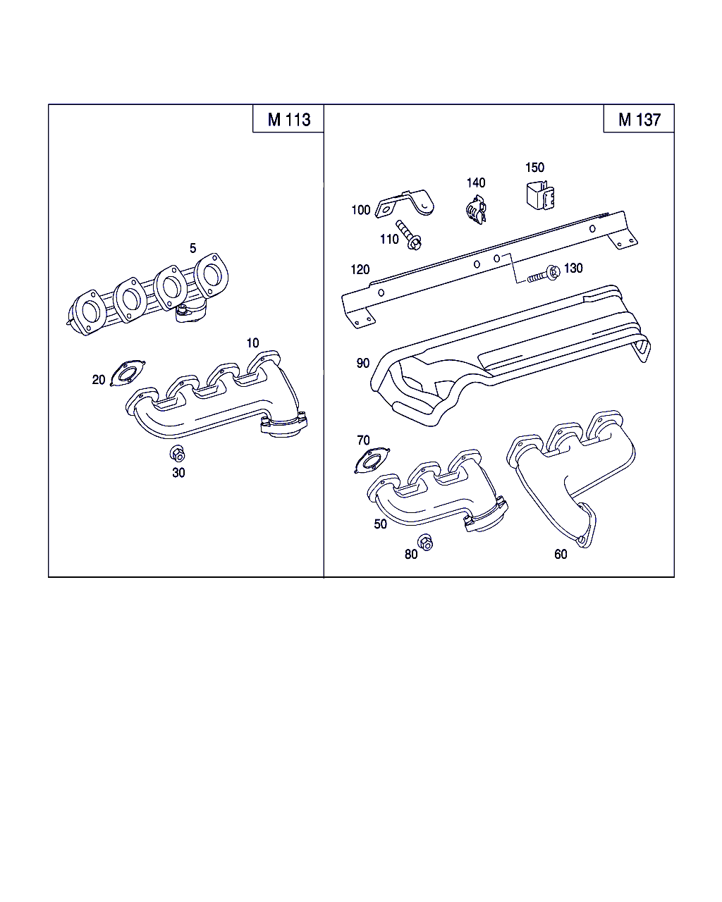 Mercedes-Benz A 112 142 01 80 - Guarnizione, Collettore gas scarico autozon.pro