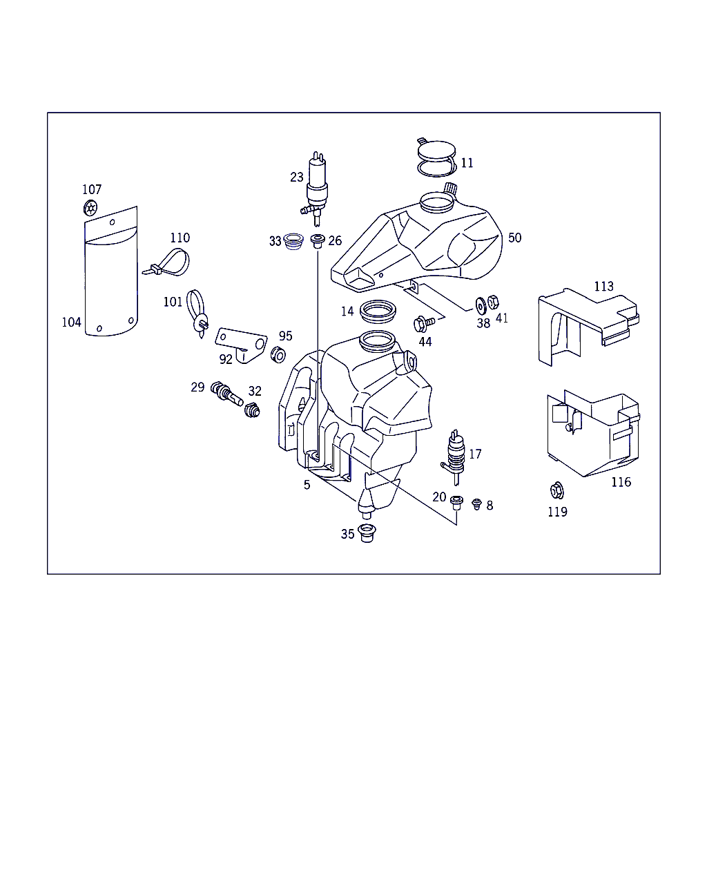 Mercedes-Benz A 000 860 33 26 - Pompa acqua lavaggio, Pulizia cristalli autozon.pro