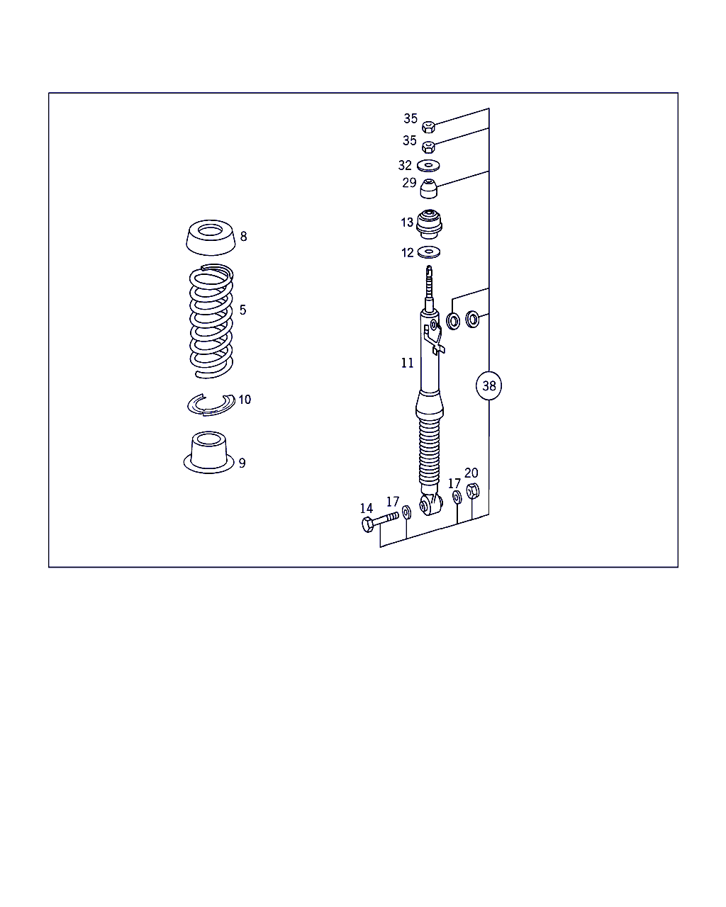 Mercedes-Benz A 202 320 04 13 - Ammortizzatore autozon.pro