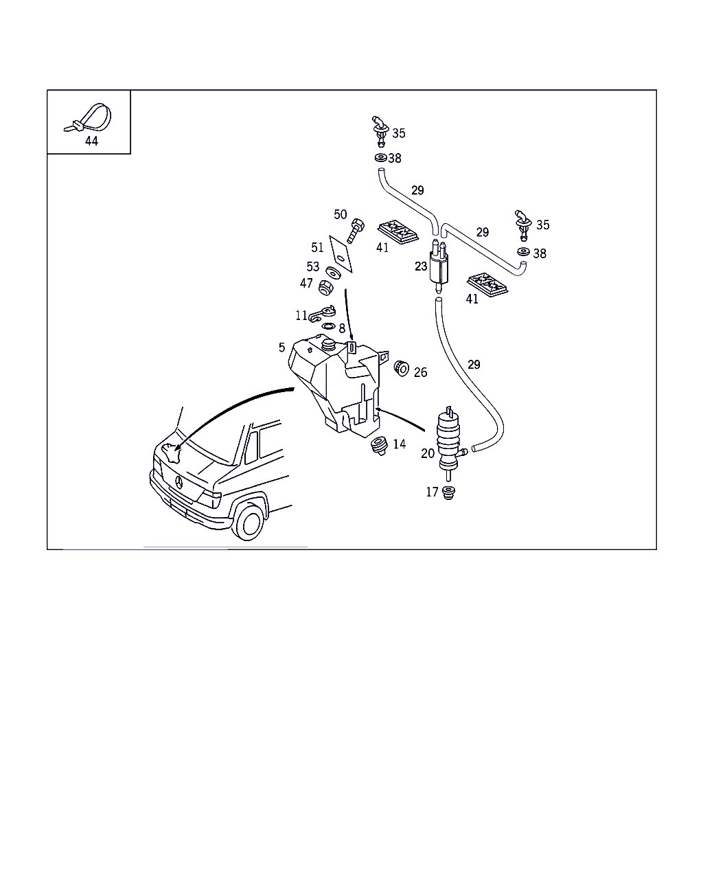 Evobus A 000 869 36 21 - Pompa acqua lavaggio, Pulizia cristalli autozon.pro