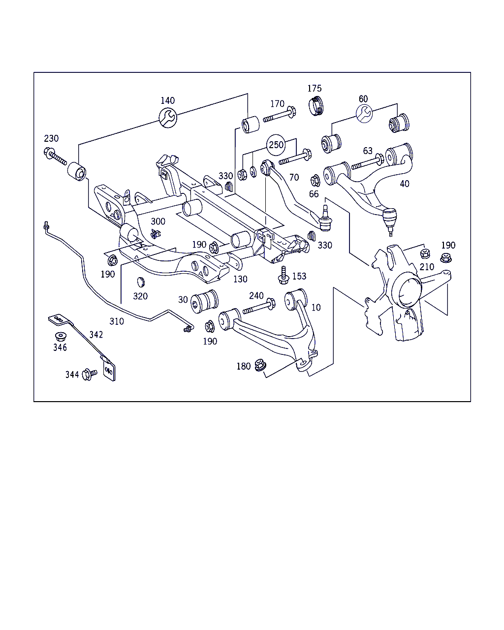 Mercedes-Benz A 163 352 04 01 - Braccio oscillante, Sospensione ruota autozon.pro