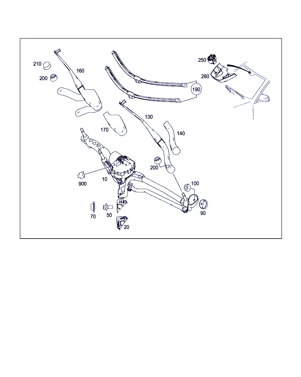 Mercedes-Benz A 212 820 17 45 - Spazzola tergi autozon.pro