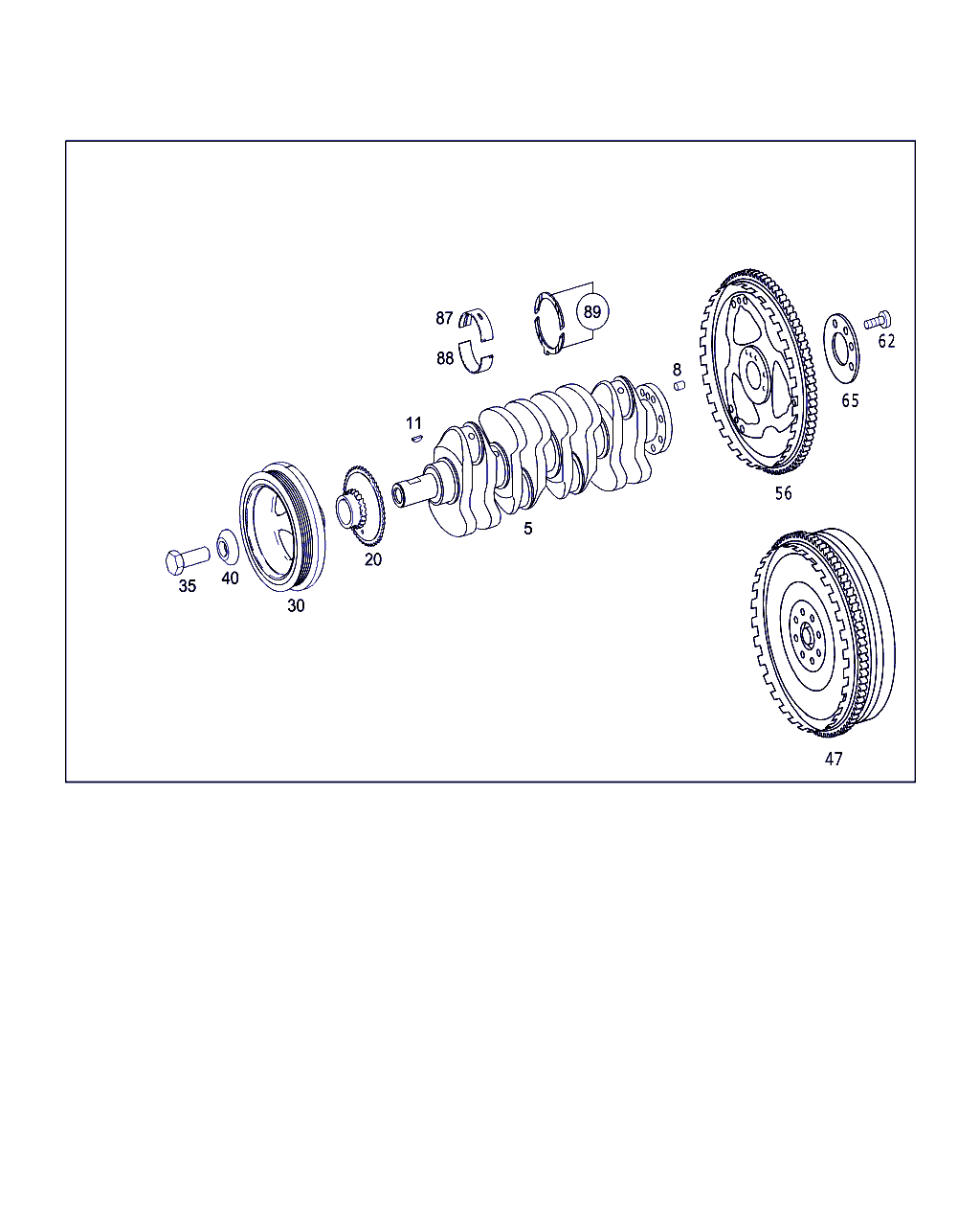 Mercedes-Benz A 271 052 19 03 - Kit catena distribuzione autozon.pro