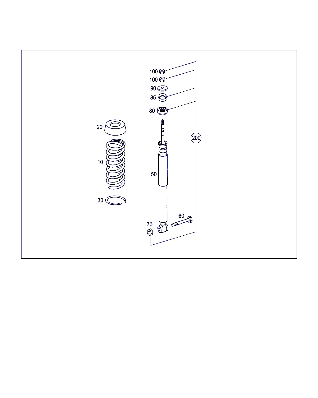 Mercedes-Benz A 203 320 00 31 - Ammortizzatore autozon.pro