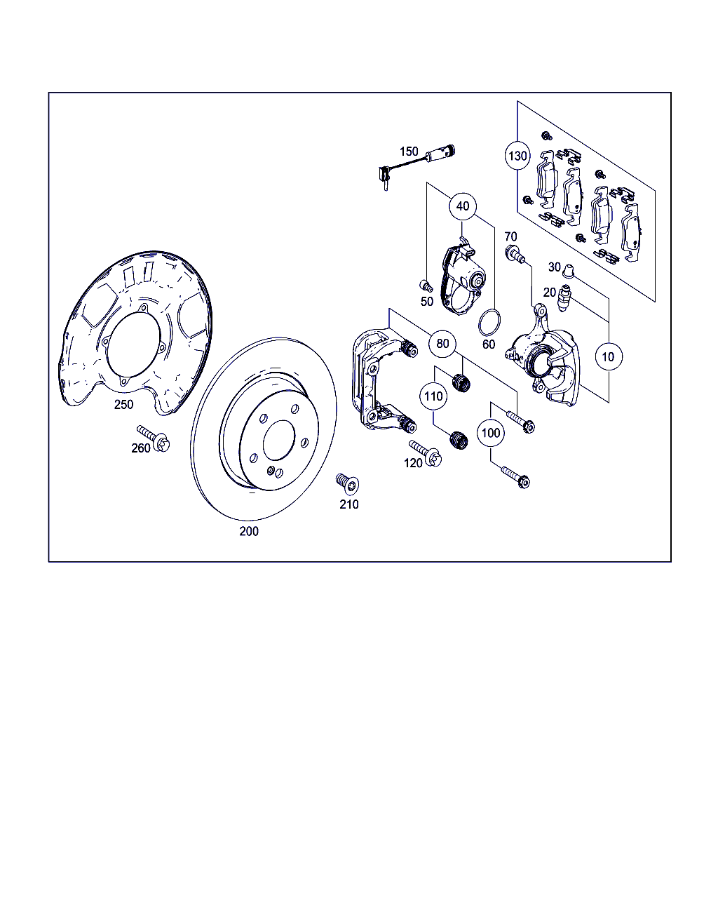 Mercedes-Benz A 007 420 78 20 - Kit pastiglie freno, Freno a disco autozon.pro