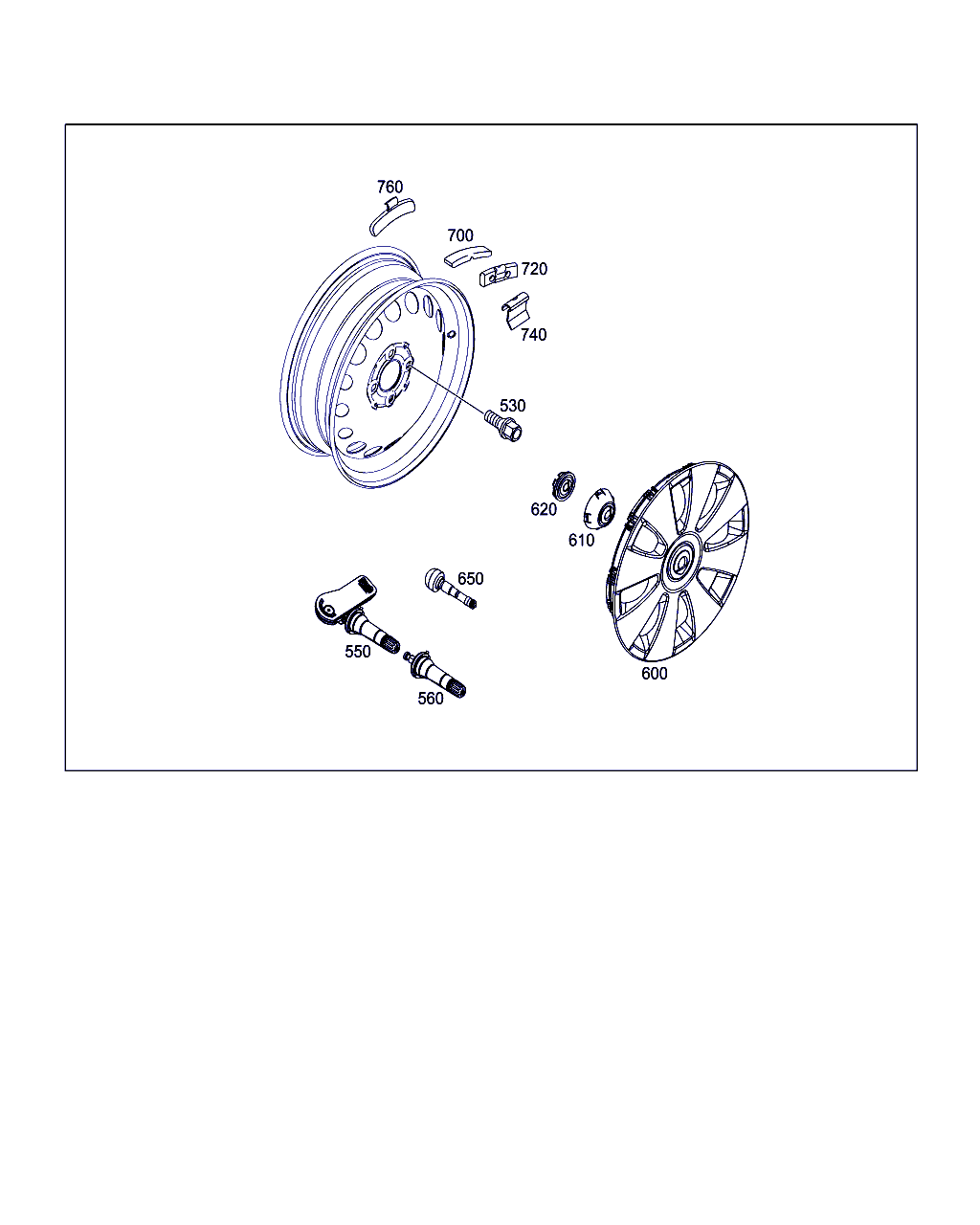 Mercedes-Benz A 453 905 17 01 - Sensore ruota, Press. gonf. pneumatici-Sistema controllo autozon.pro