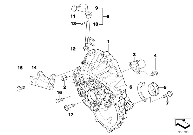 BMW 23 11 1 044 105 - Manicotto di guida, Frizione autozon.pro