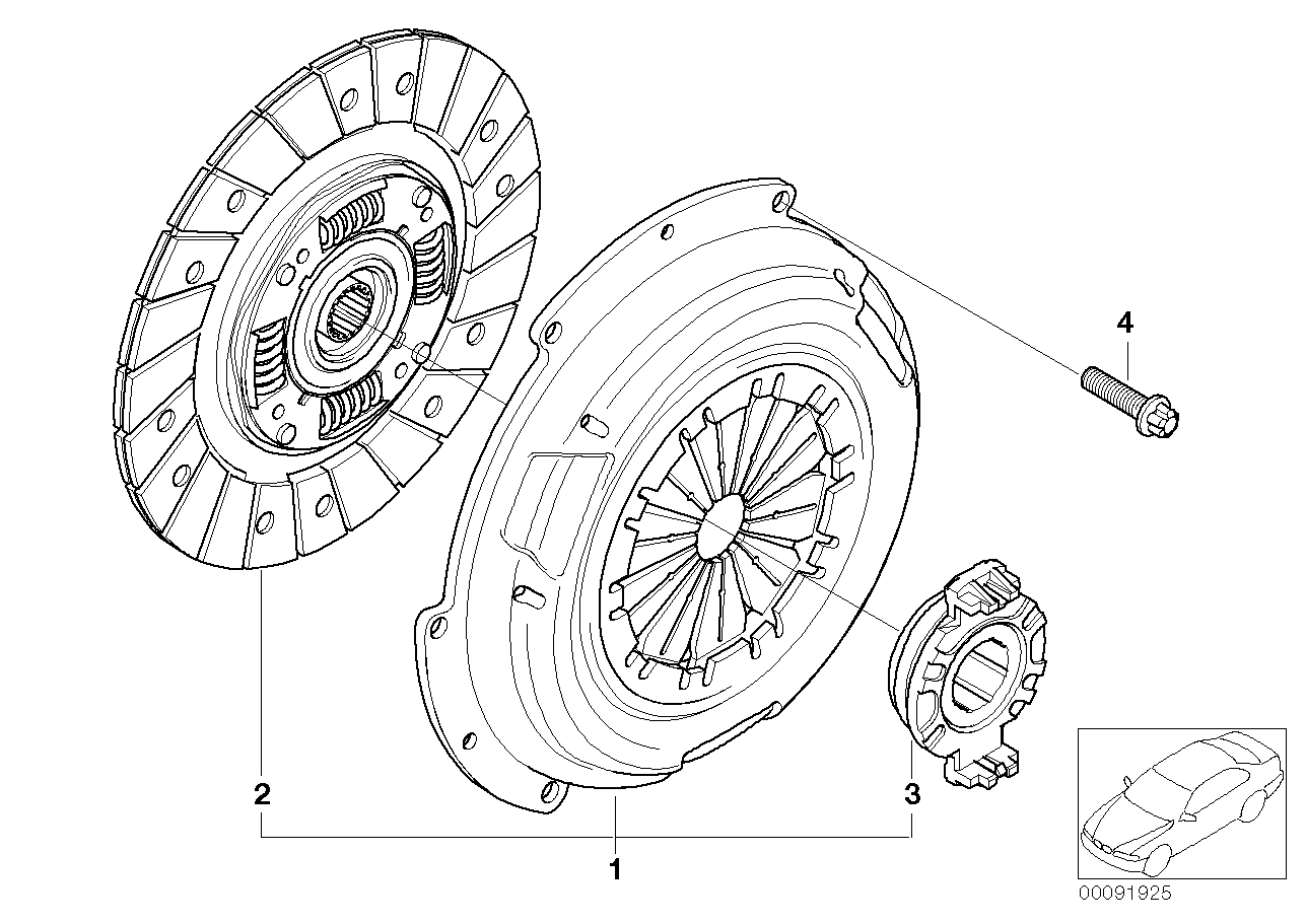 BMW 21 51 1 044 092 - Reggispinta distacco frizione autozon.pro