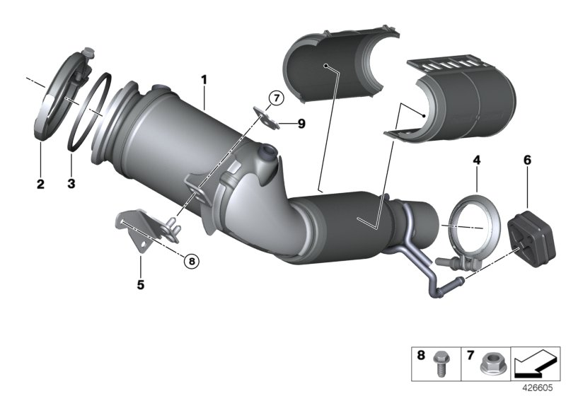 BMW 18327634628 - Catalizzatore autozon.pro