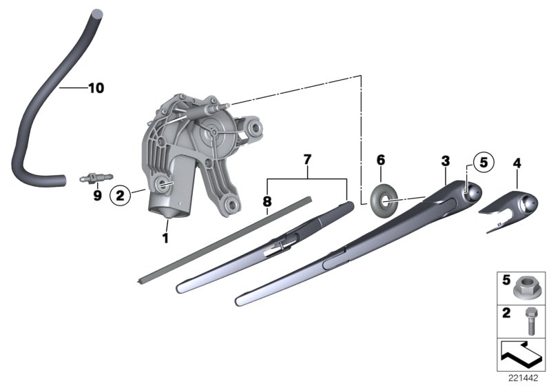 Mini 61 62 9 801 999 - Spazzola tergi autozon.pro