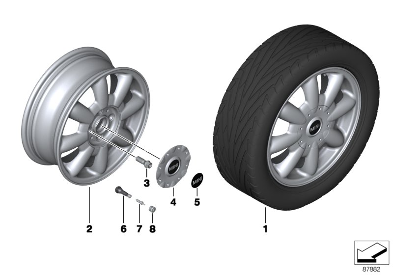 BMW 36 13 6 781 150 - Bullone ruota autozon.pro