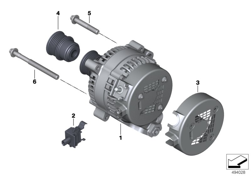 BMW 12317640875 - Alternatore autozon.pro