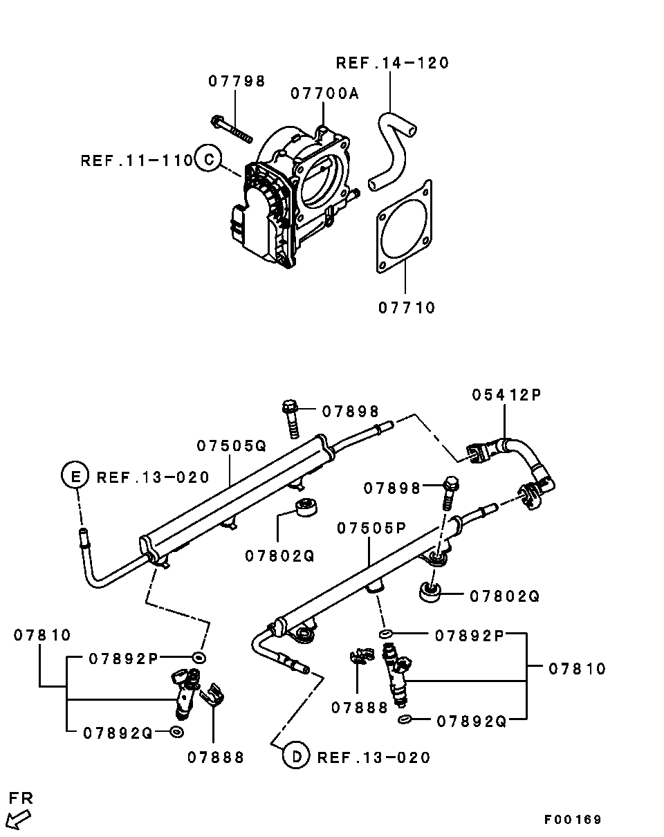 Mitsubishi 1465A116 - Anello tenuta, Iniettore autozon.pro