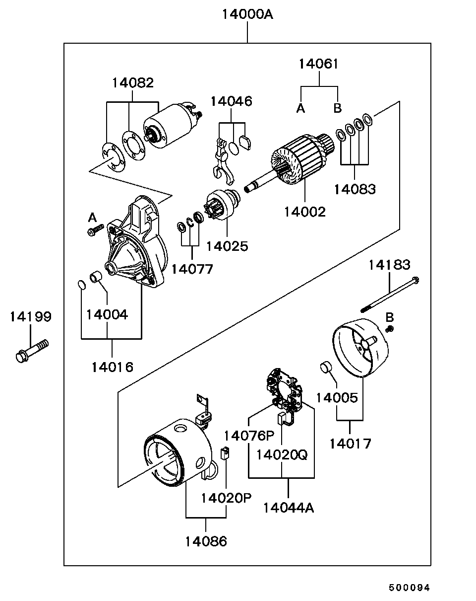 Mitsubishi MD359972 - Motorino d'avviamento autozon.pro